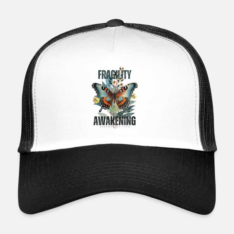 Seelenwache - Trucker Cap - Weiß/Schwarz