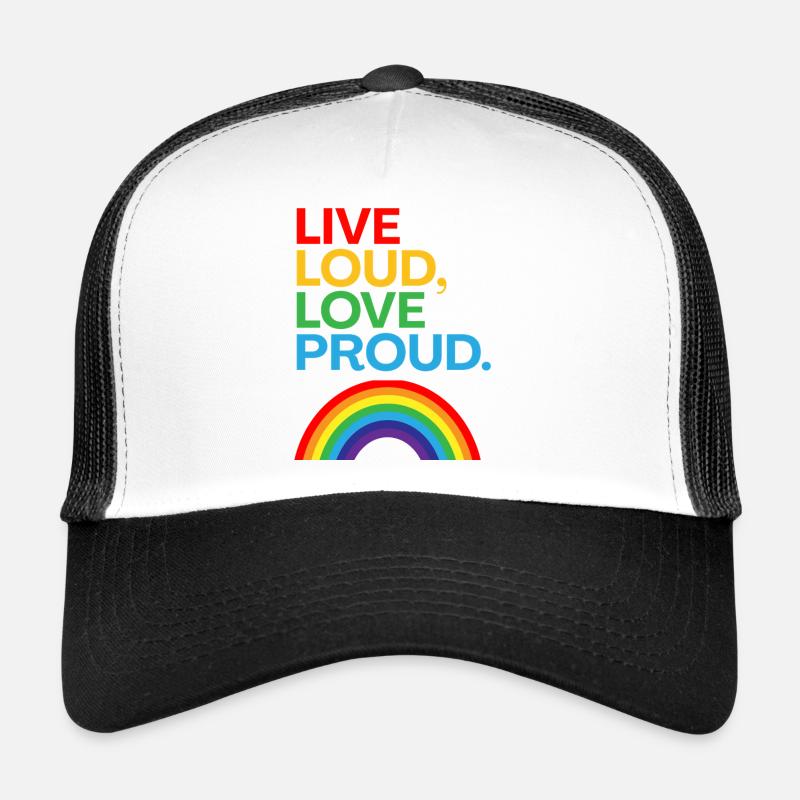 Lebe laut, liebe stolz Trucker Cap