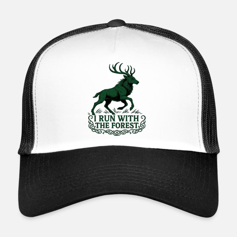 Cerf majestueux avec message sur la forêt Casquette trucker 