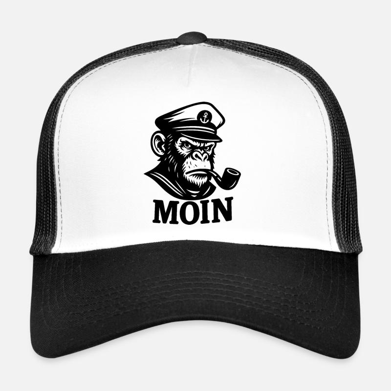 Capitaine Singe avec sifflet MOIN Design Casquette trucker 