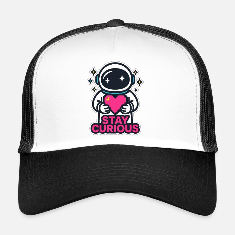 Restez curieux astronaute Casquette trucker 