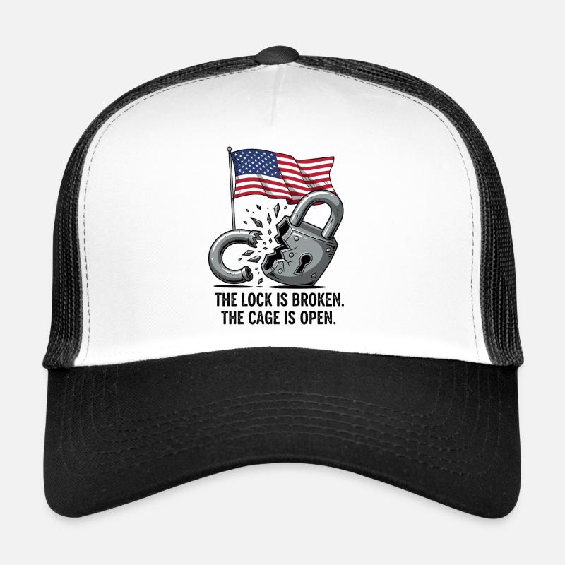 The cage is open Trucker Cap