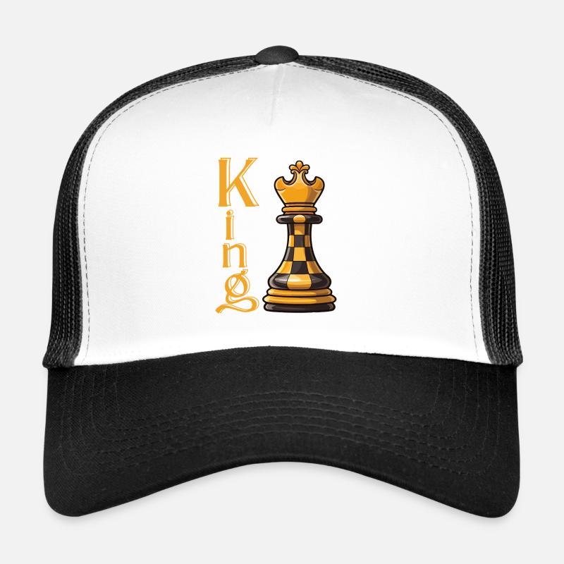 Roi des échecs Élégance Casquette trucker 