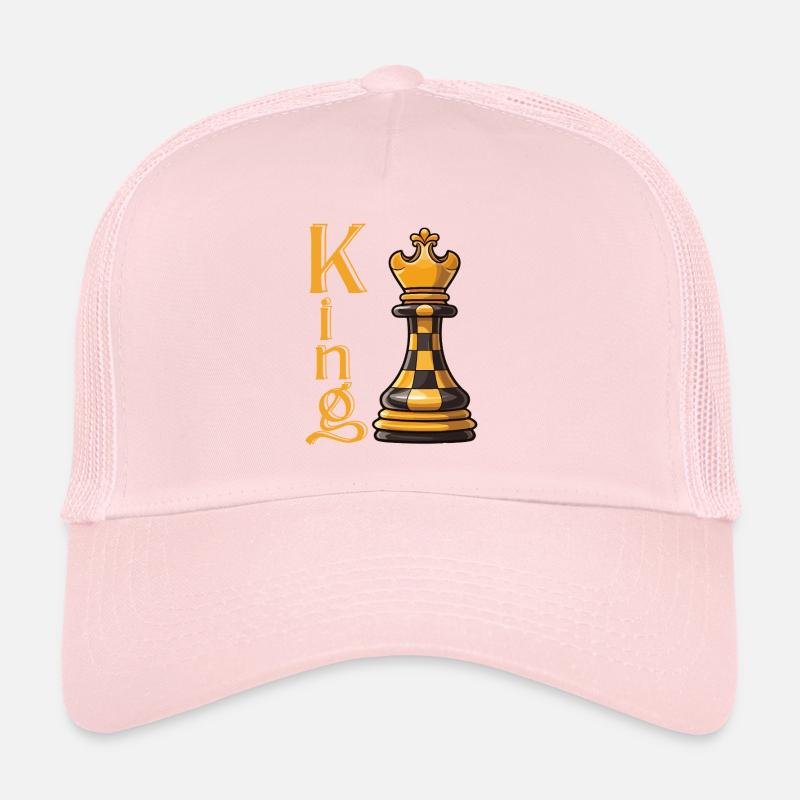 Roi des échecs Élégance Casquette trucker 