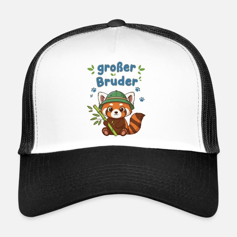 Abenteuerlicher Waschbär mit Ranger-Mütze Trucker Cap