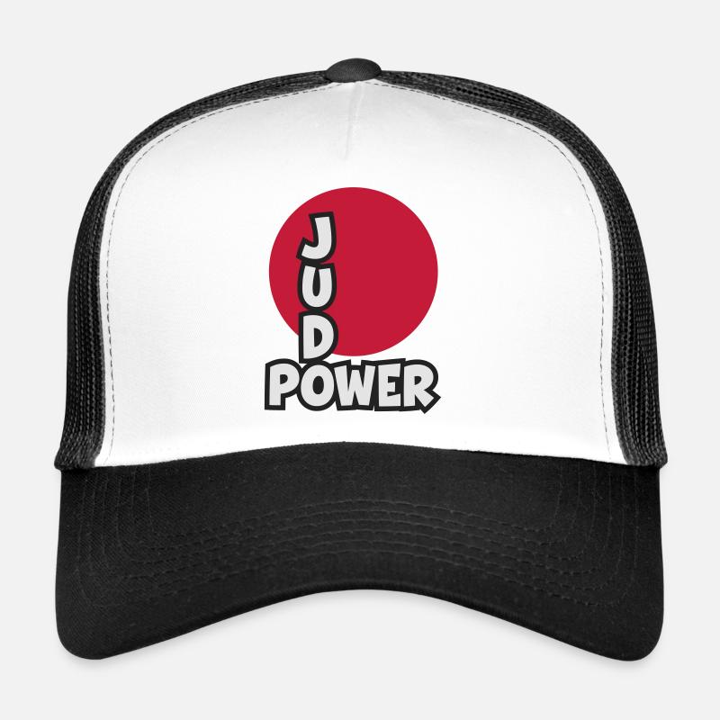 Judo Power - Trucker Cap - Weiß/Schwarz