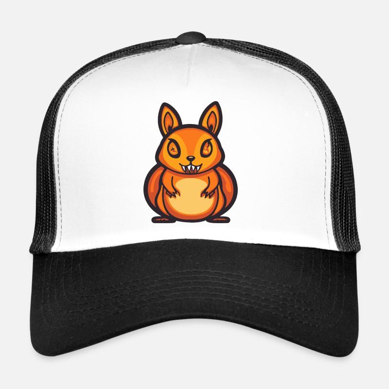 Écureuil Halloween Bande dessinée Drôle Casquette trucker 