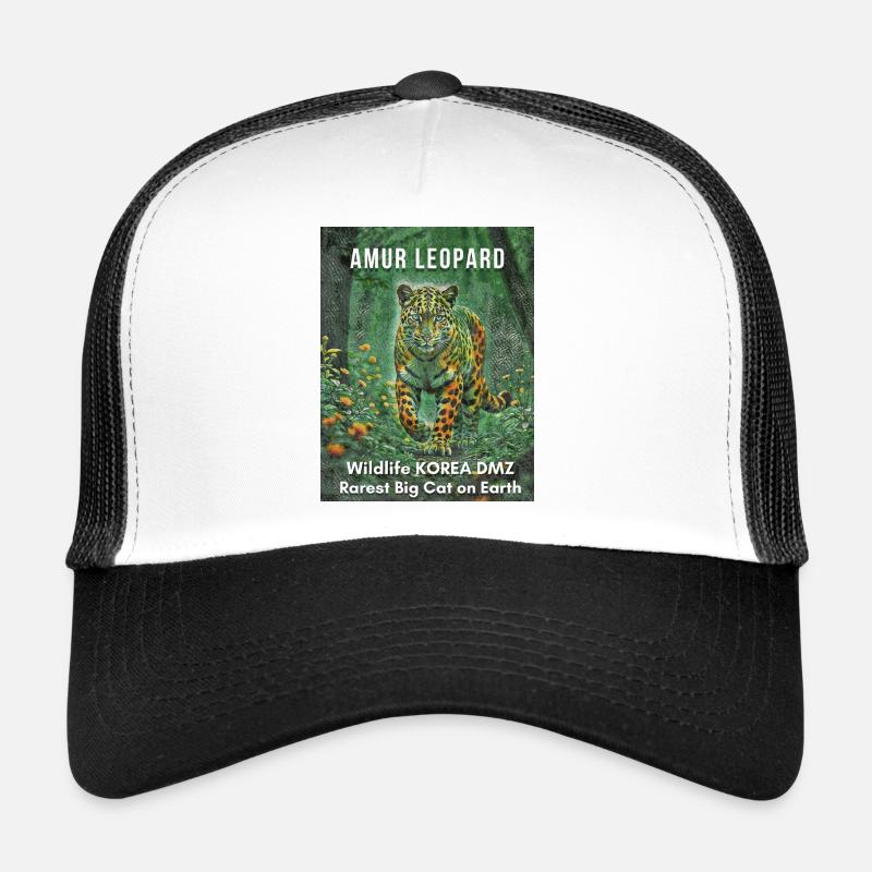 Léopard de l’Amour – Chat sauvage rare de la zone démilitarisée de la Corée Casquette trucker 