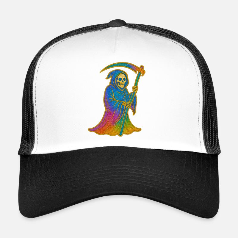 Décès | Faucheuse arc-en-ciel Casquette trucker 