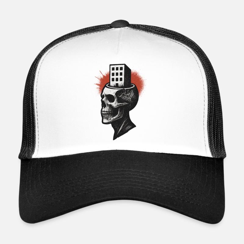Thoughts made of concrete - Trucker Cap - white/black