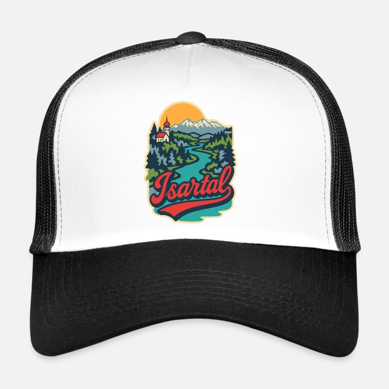 Vallée de l’Isar en Haute-Bavière Casquette trucker 