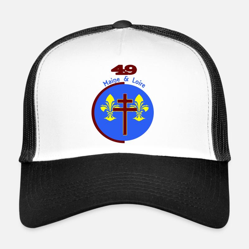 Maine et Loire 49 Logo neu interpretiert Trucker Cap
