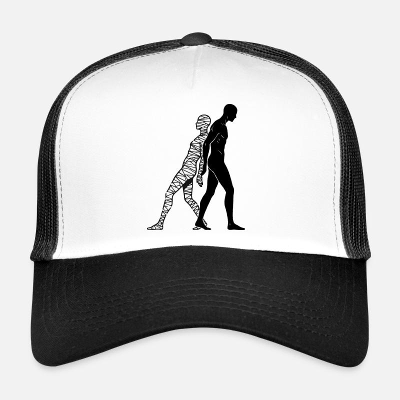 Ombre et corps connecté momie Casquette trucker 