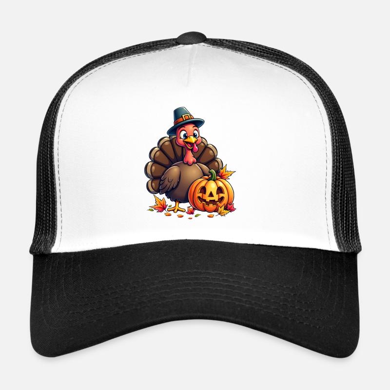 Thanksgiving Drôle Dinde de Thanksgiving Casquette trucker 