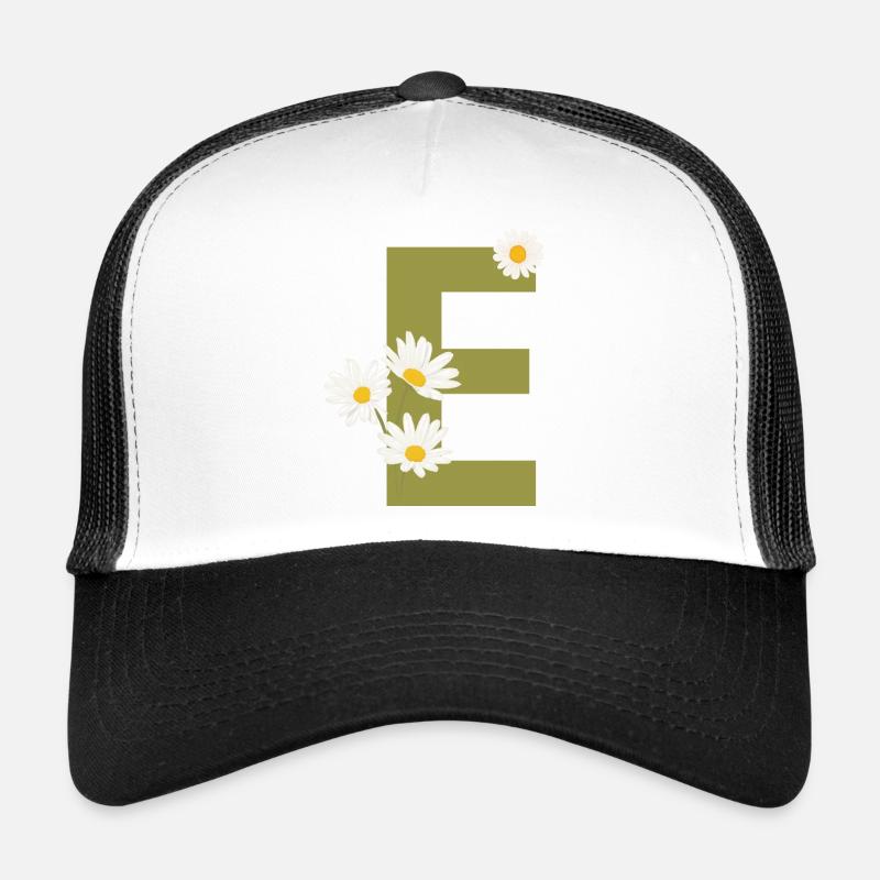 Green daisies letter Trucker Cap