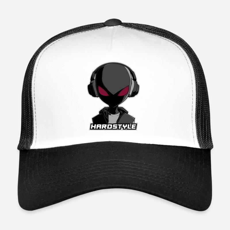 Hardstyle Alien – Conception musicale au casque Casquette trucker 