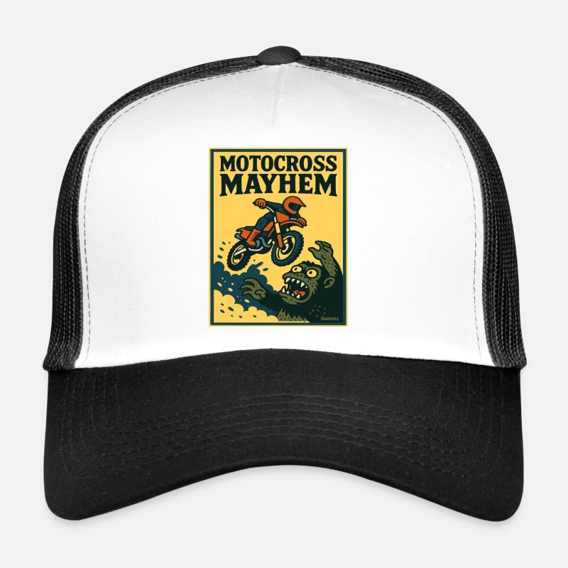 Motocross Chaos : Aventure de monstres Casquette trucker 