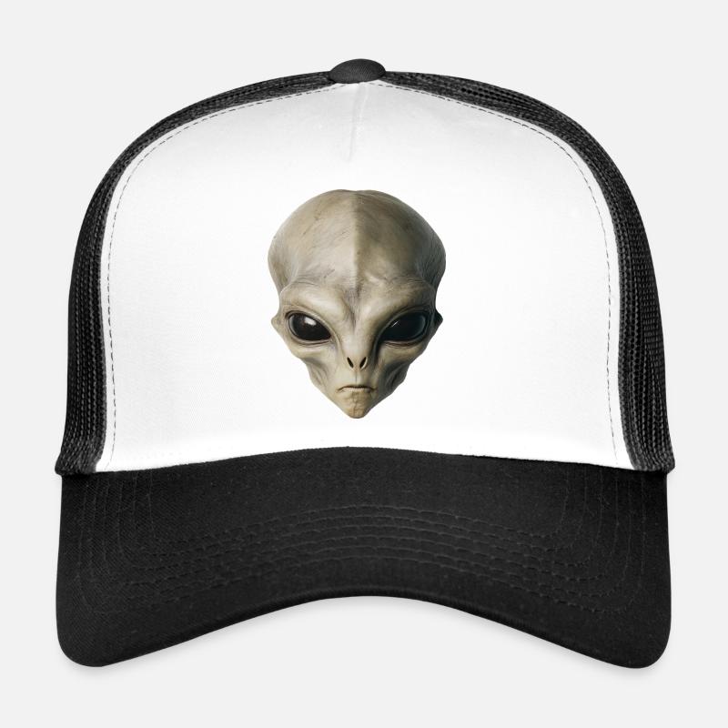Alien Head Trucker Cap