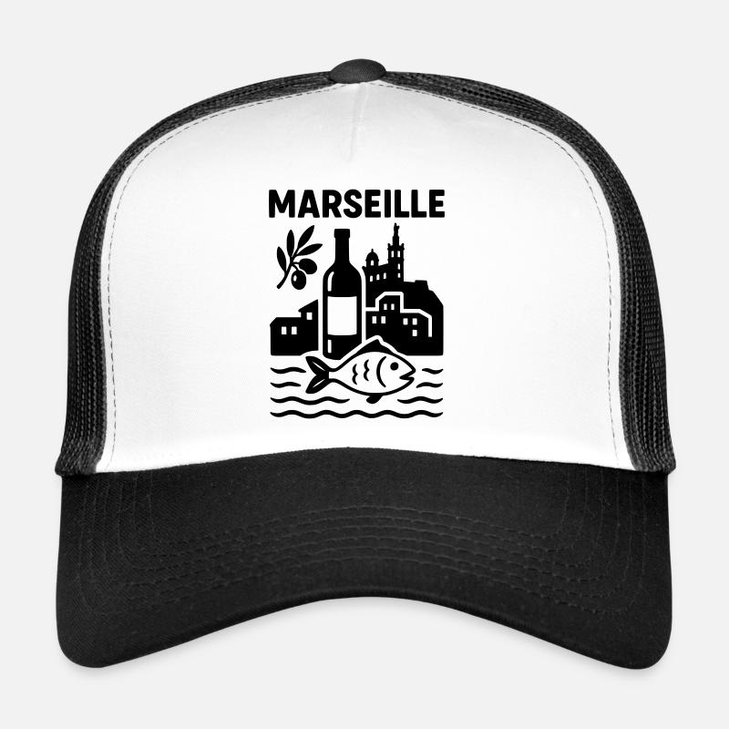 Marseille Silhouette Casquette trucker 