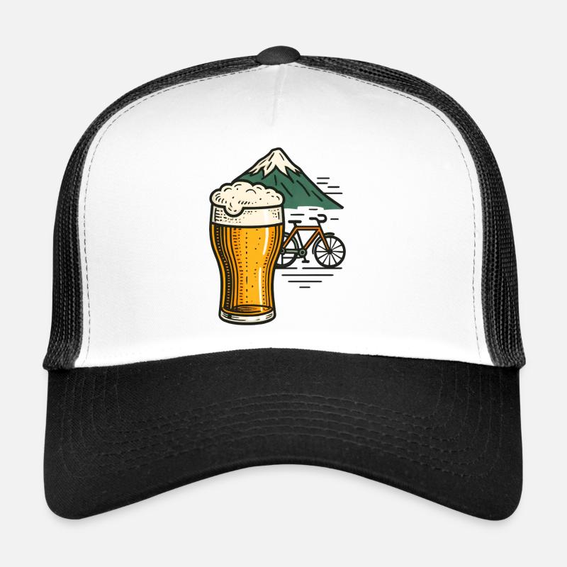Randonnée à vélo de bière de montagne Casquette trucker 