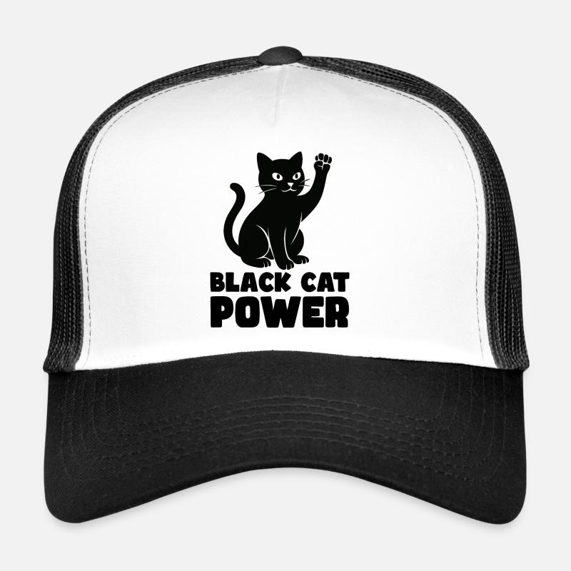 Pouvoir du chat Casquette trucker 