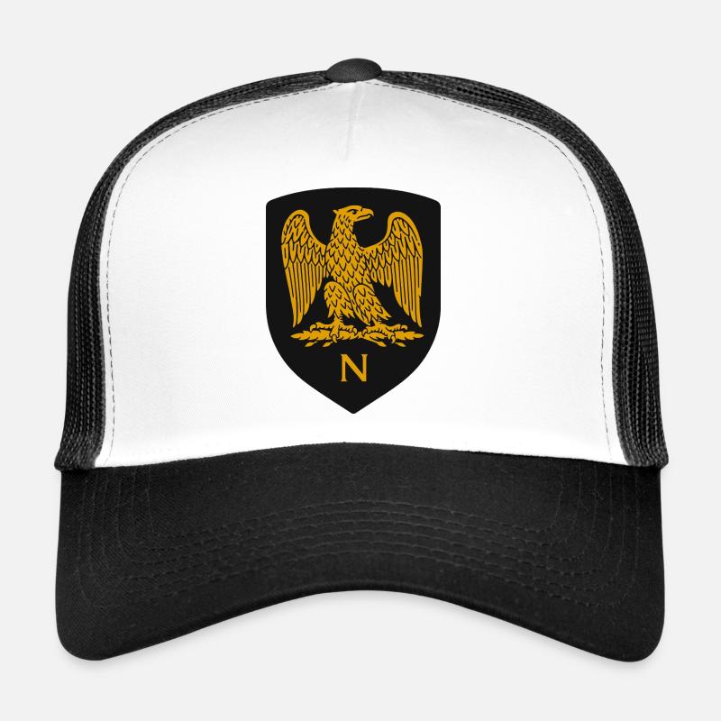 adler5 - Trucker Cap - Weiß/Schwarz