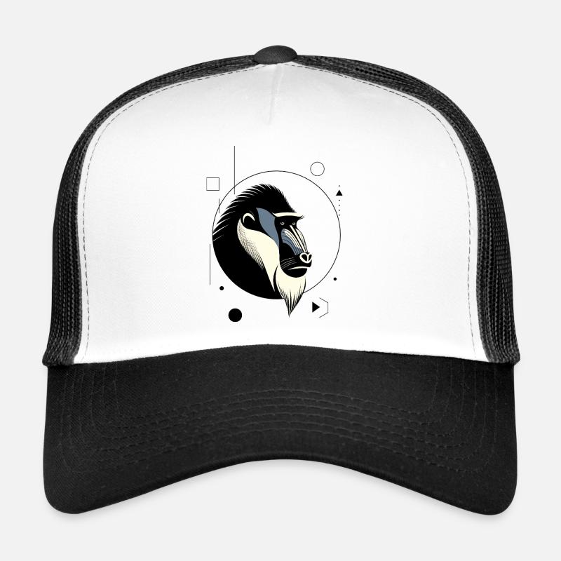 Mandrill - Trucker Cap - white/black