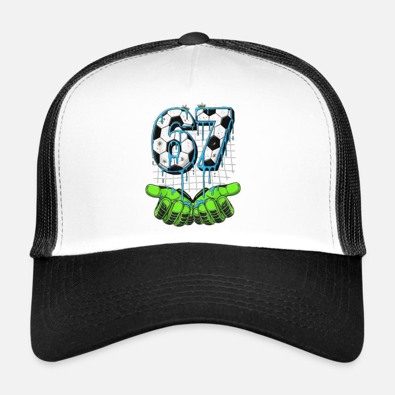 Six Seven Torwart - Trucker Cap - Weiß/Schwarz