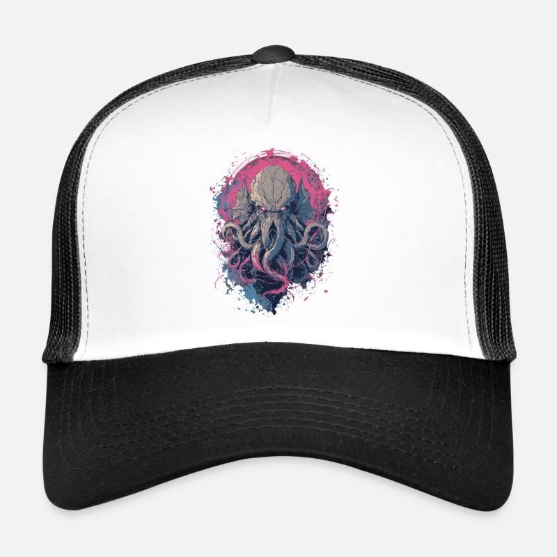 Cosmic Tentacle Creature – Dark Horror Art Trucker Cap