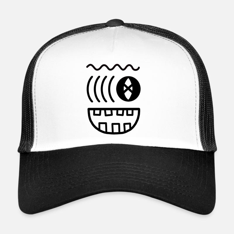 Visage de monstre ondulé Casquette trucker 
