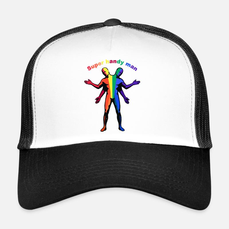 Super Bricoleur Arc-en-ciel Casquette trucker 