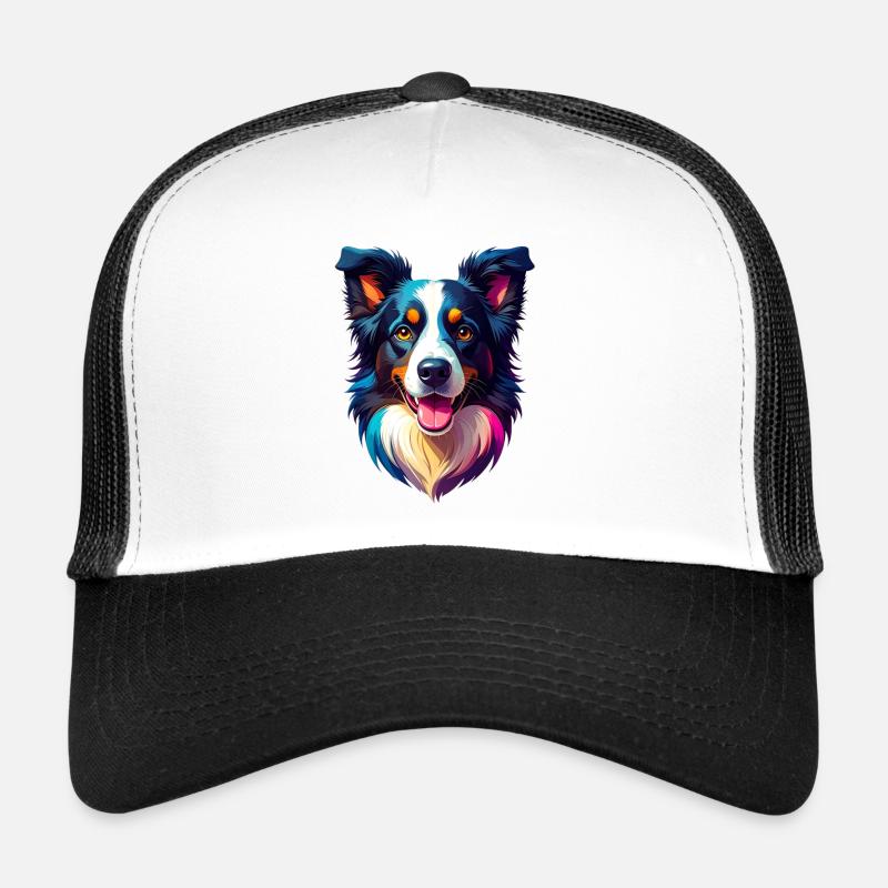 Border Collie Casquette trucker 