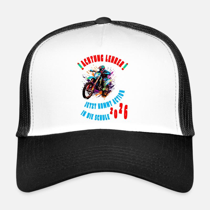 Motorrad Schulkind Einschulung 2026 Trucker Cap
