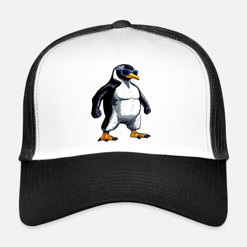 Penguin Bodybuilder Casquette trucker 