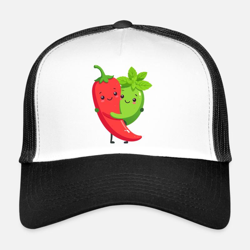 Kuschelige Chilli Minze Freunde Trucker Cap
