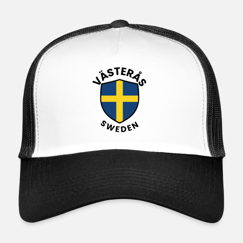 Schwedisches Flaggen-Schildemblem Trucker Cap