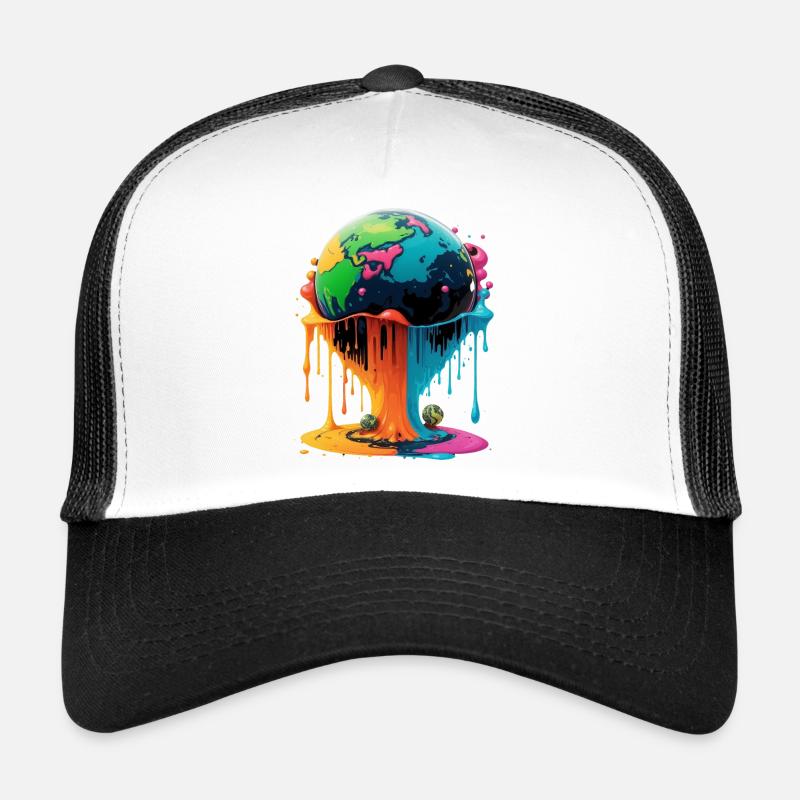 Globus - Erde - Weltkugel Trucker Cap
