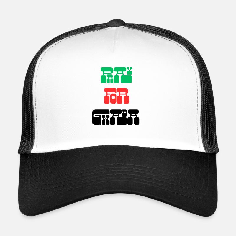 PRAY FOR GWADA - Trucker Cap - white/black