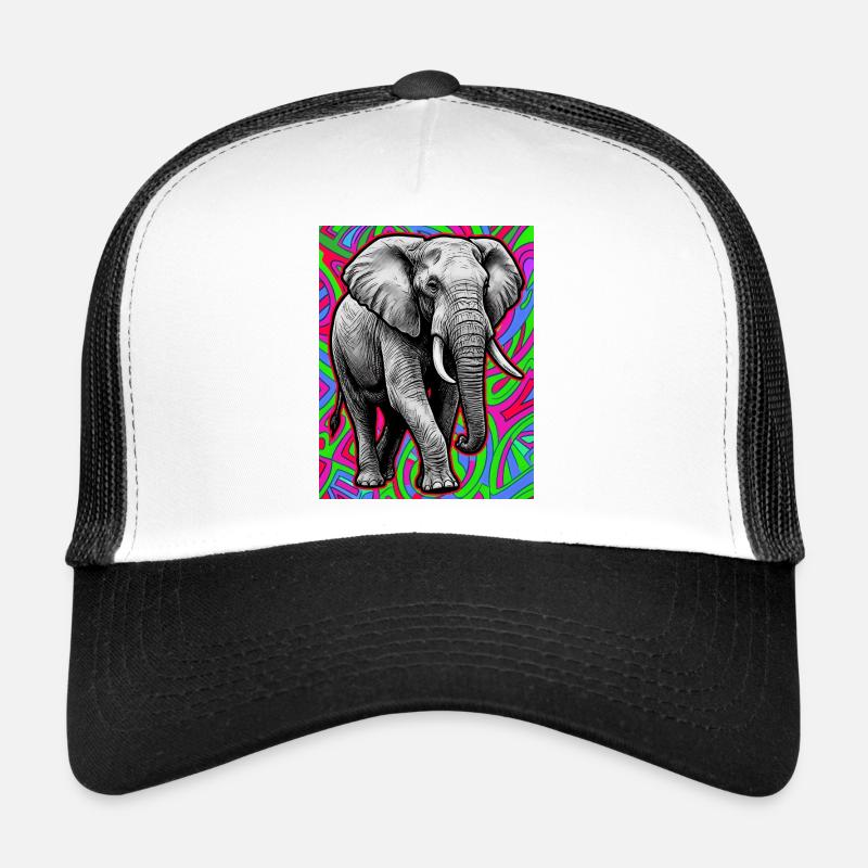 éléphant Casquette trucker 