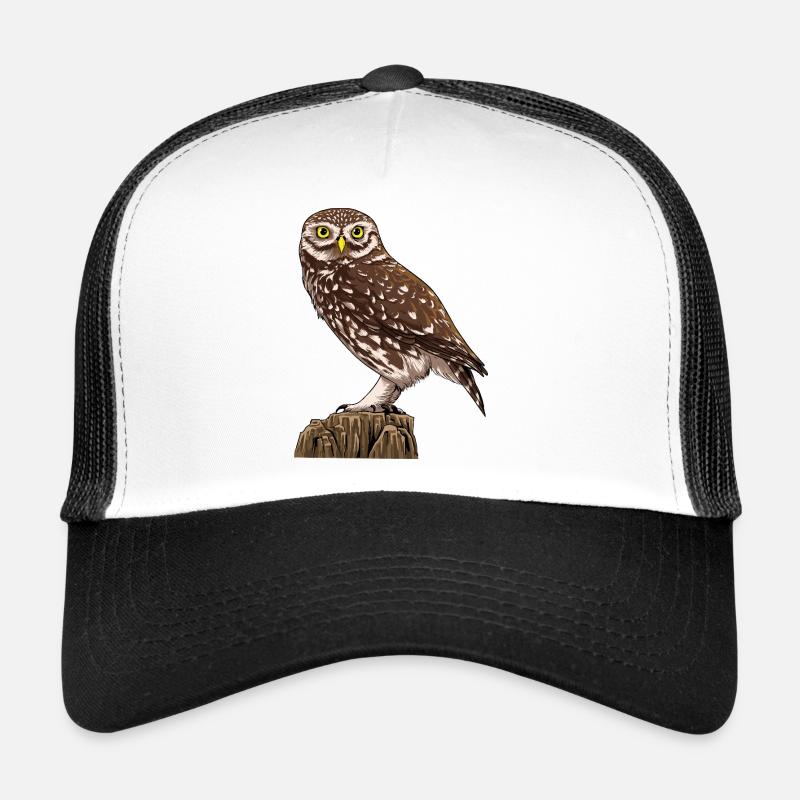 Little Owl - Trucker Cap - Weiß/Schwarz