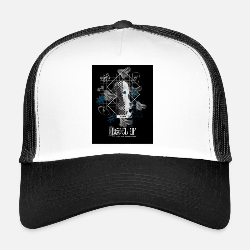 Black_Noir_SurrealismeT-shirtGrowthMindsetSuccess Casquette trucker 