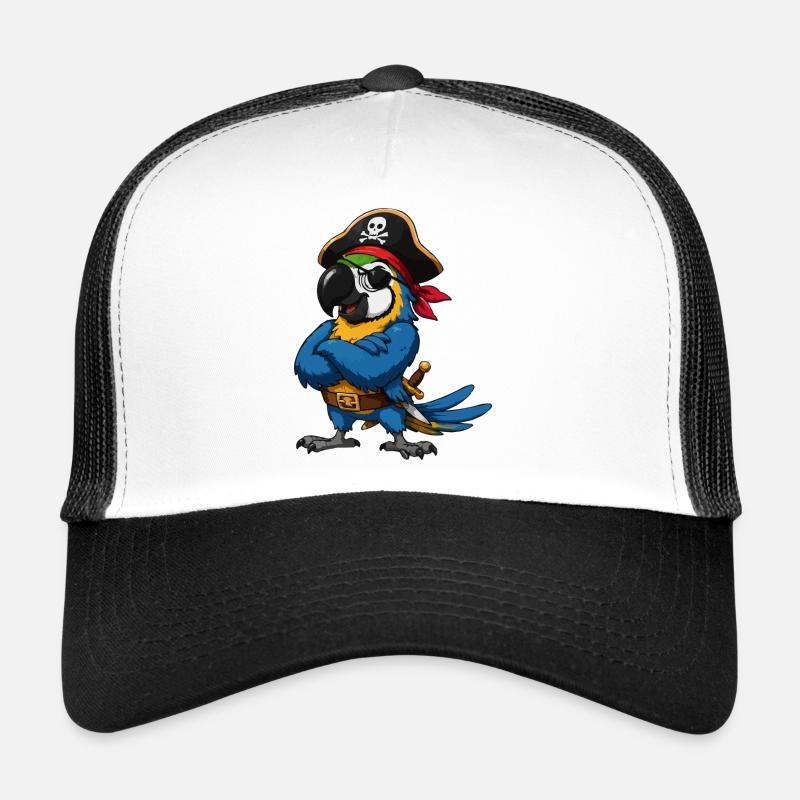 Piratenvogel mit Augenklappe Trucker Cap
