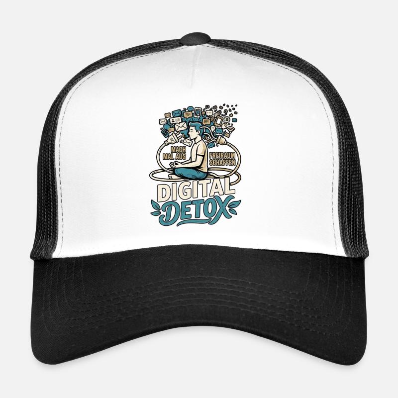 Digital Detox Mindfulness Trucker Cap
