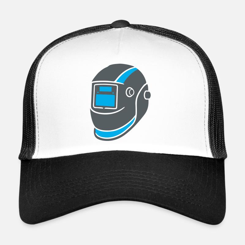 Welding Helmet Mask Metal Construction Trucker Cap