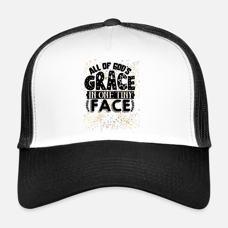 OneLine Gold Stars Glitter Effect Trucker Cap
