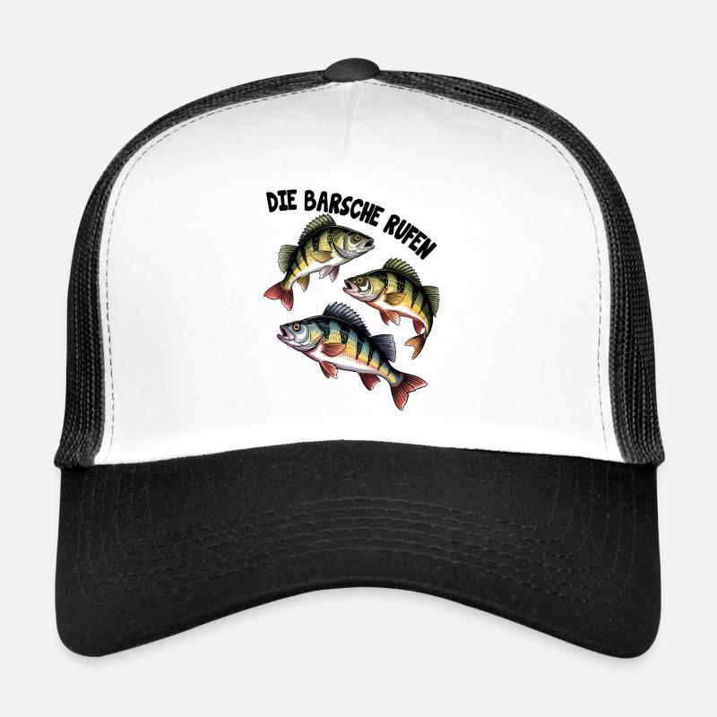 Barsch Angeln Trucker Cap