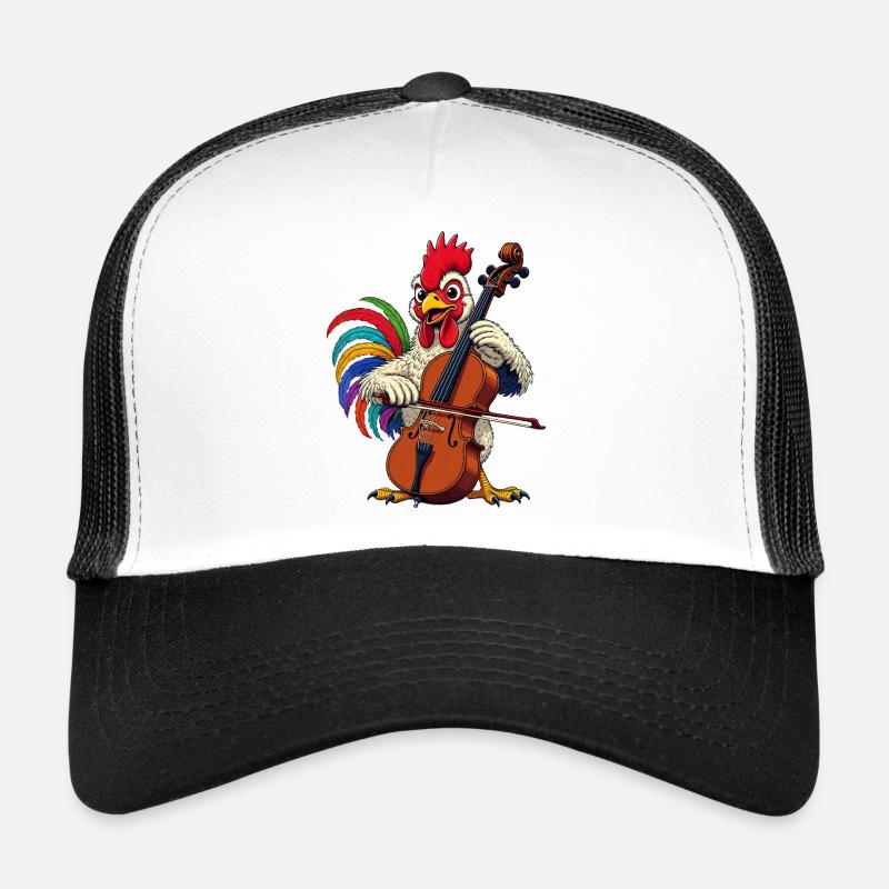 Hahn joue du violoncelle Casquette trucker 