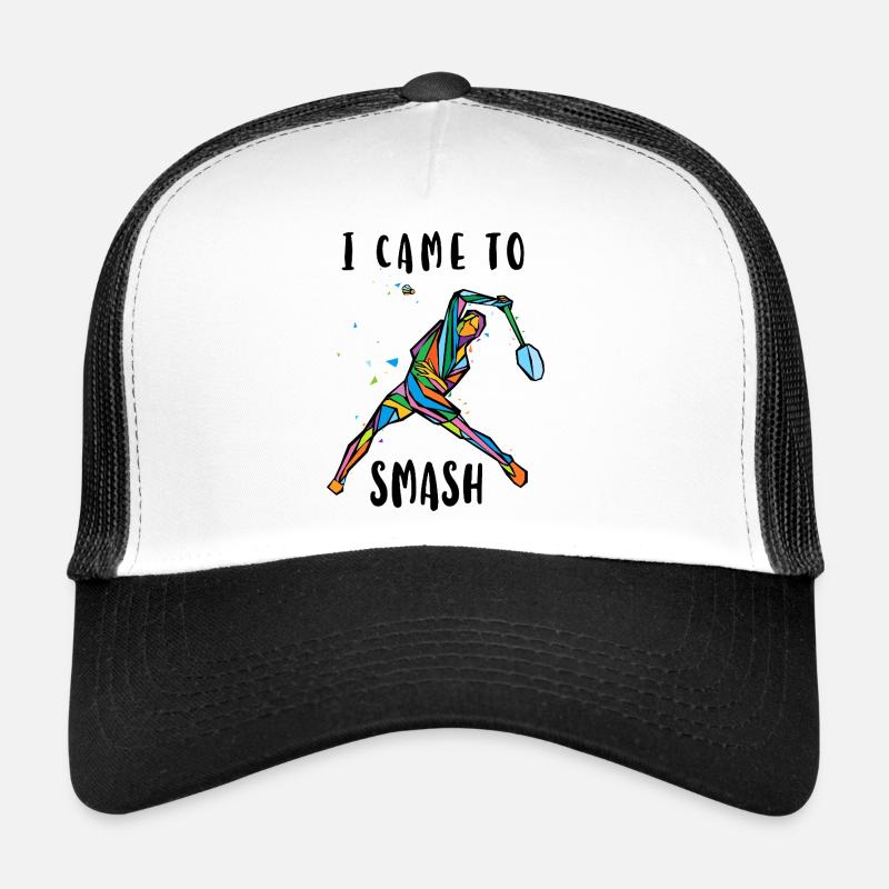 I Came To Smash Badminton Player  Trucker Cap