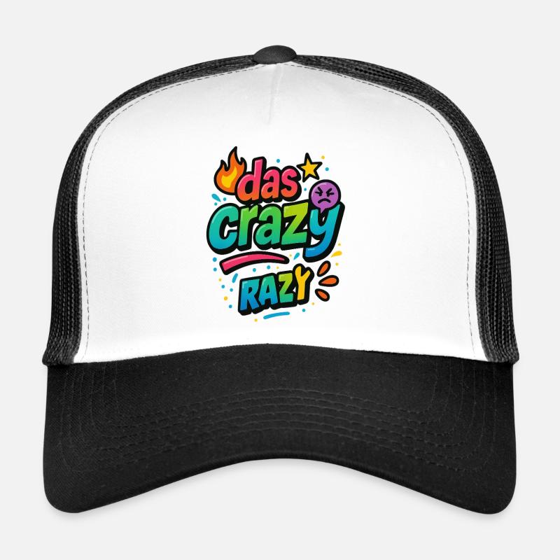 La Frange de Couleur Folle Casquette trucker 