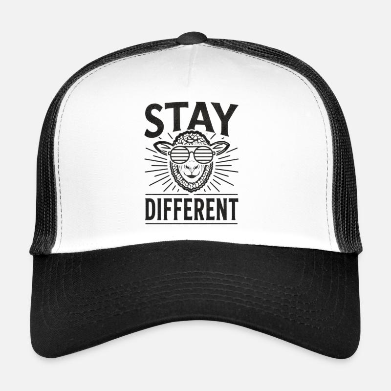 Stay Different Nerd Humor Trucker Cap